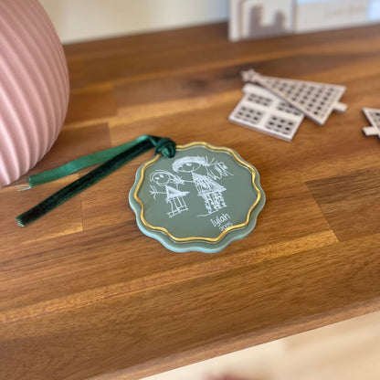 Custom Drawing Ornament | Design 1 - Remarkable Creations