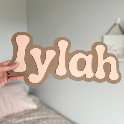Name Sign | Acrylic | Double Layer