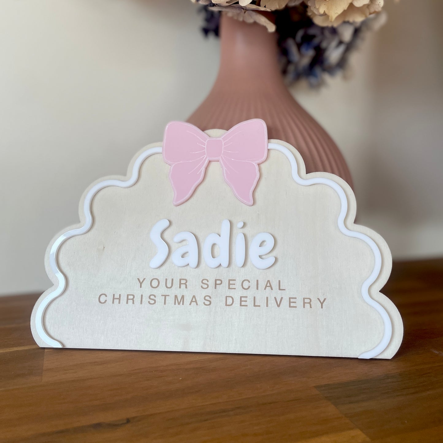 Crate Plaque | Scallop Bow