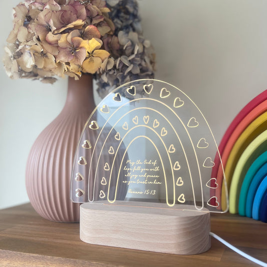 His Promises Night Light