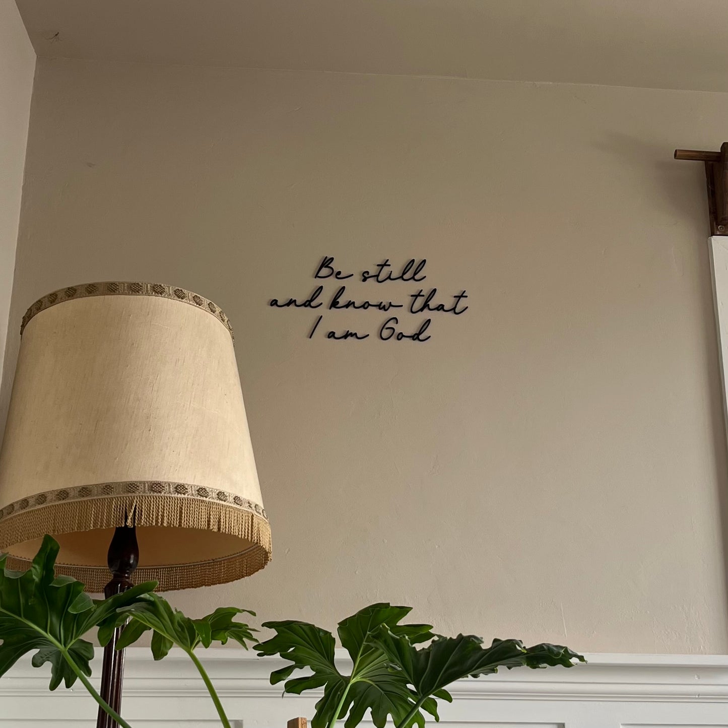 “Be still and know that I am God” Wall Lettering | Scripture Home Decor - Remarkable Creations