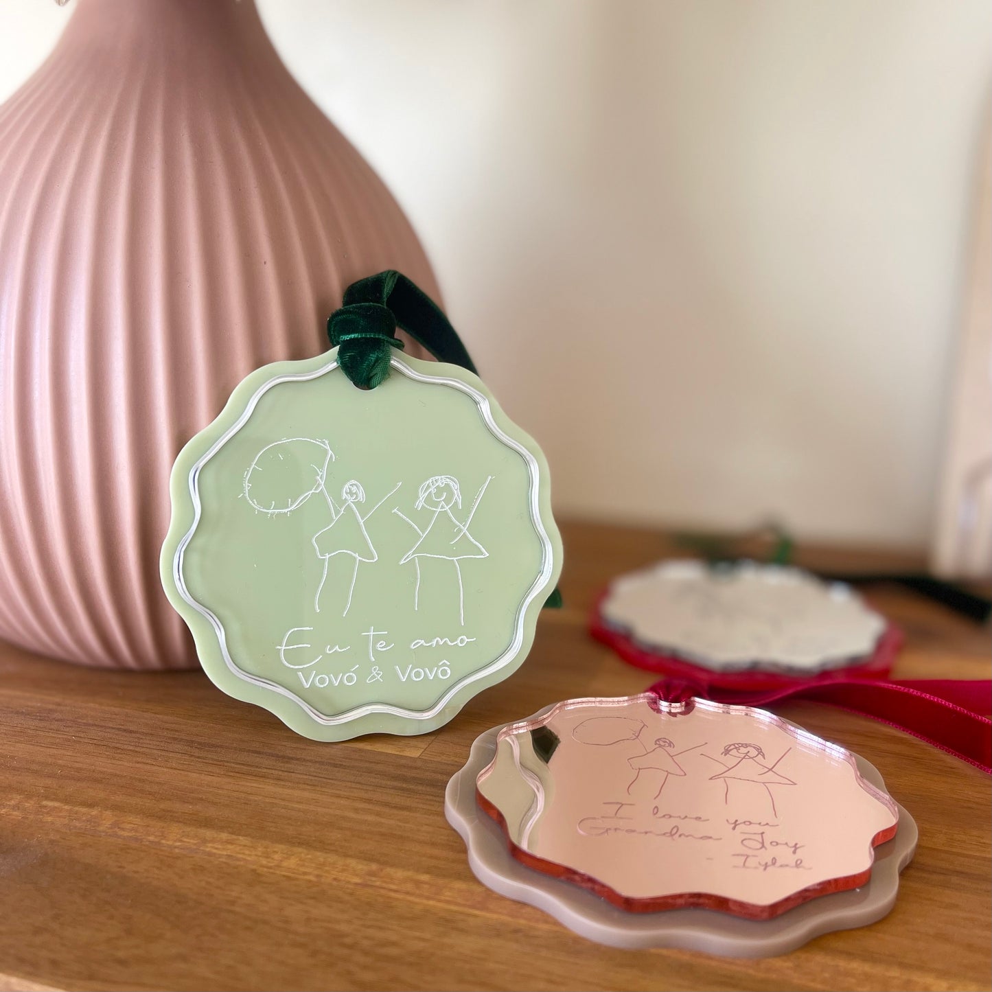 Custom Drawing Ornament | Design 1