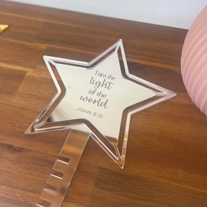 The Light of the World | Scripture Christmas Tree Topper