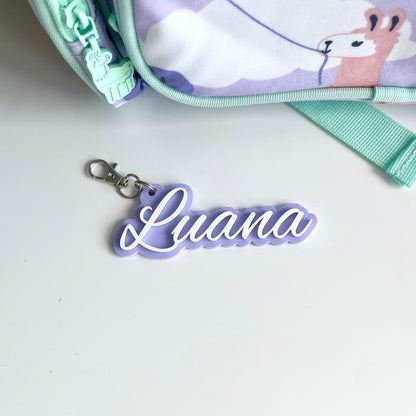 Double Layer Name Bag Tag