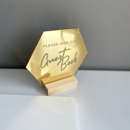 Guestbook Sign | Mirror Acrylic