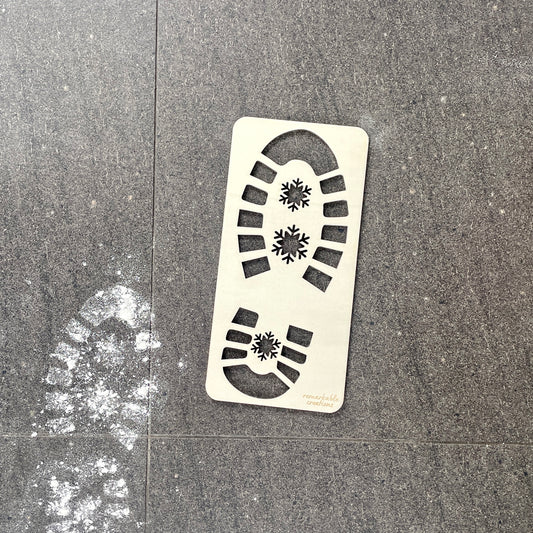 Santa Boot Stencil