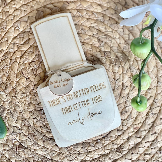 Gift Card Holder - Nail Polish
