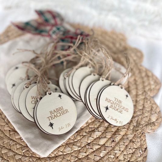 Names of God Ornament Set (25pcs)