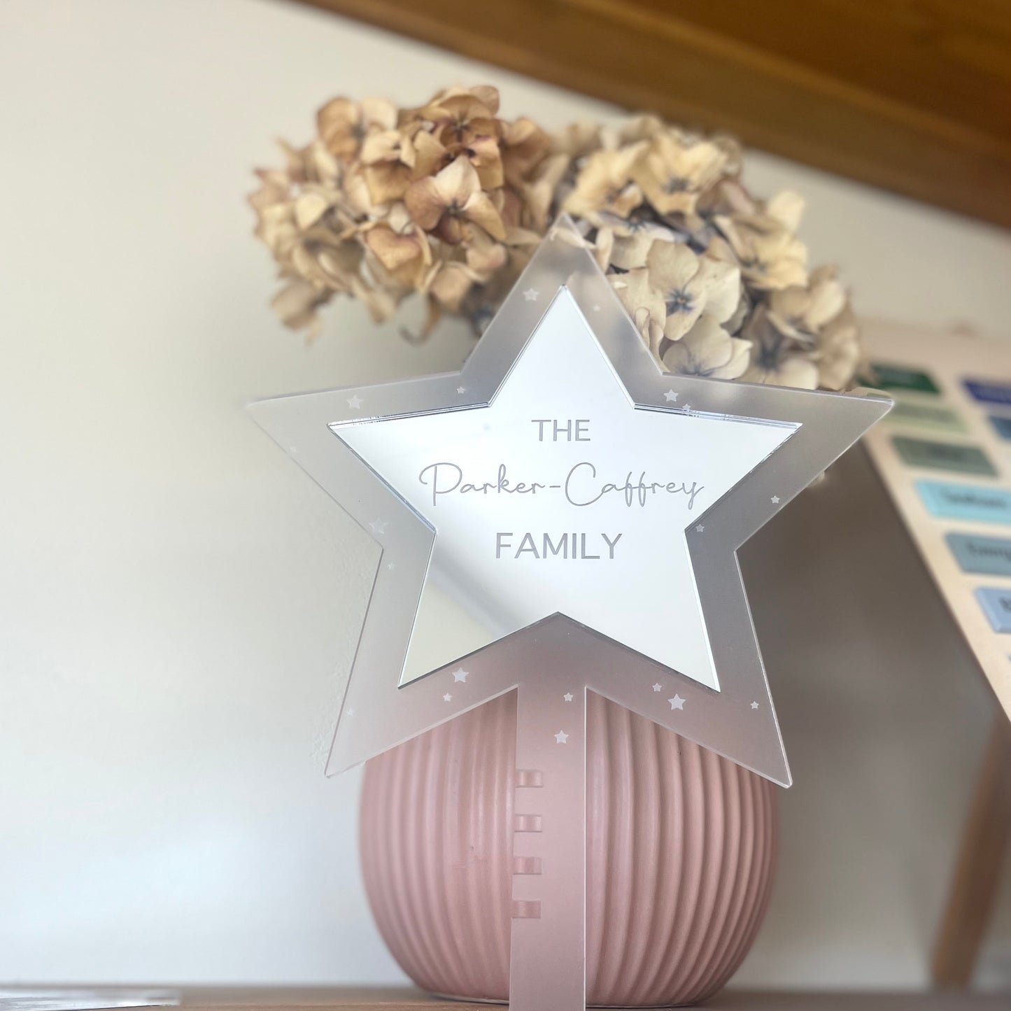 Family Name Christmas Tree Topper