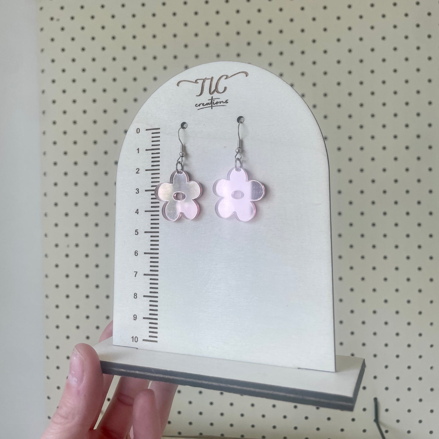 Earring Stand | Engraved Ruler | Custom Logo