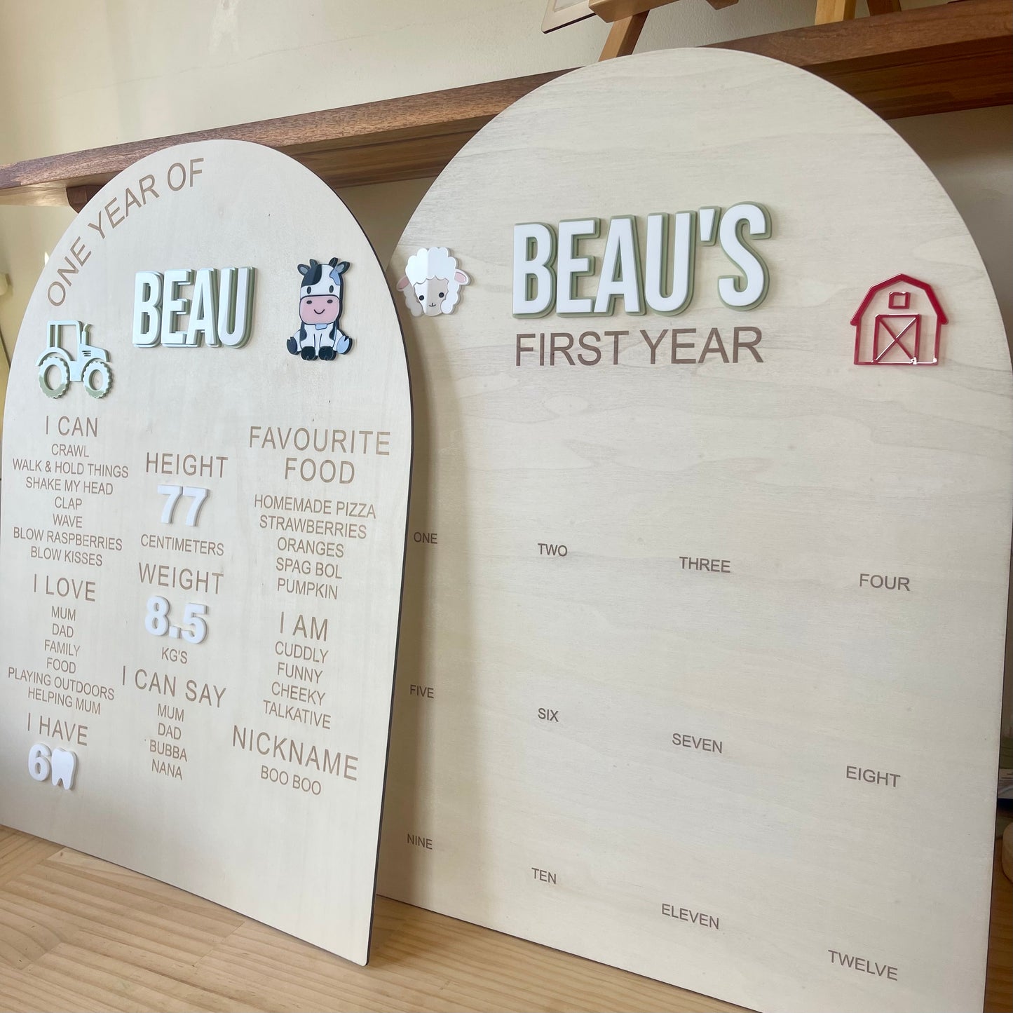 Farm Animals Theme | Milestone Birthday Board