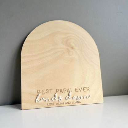 Handprint Plaque