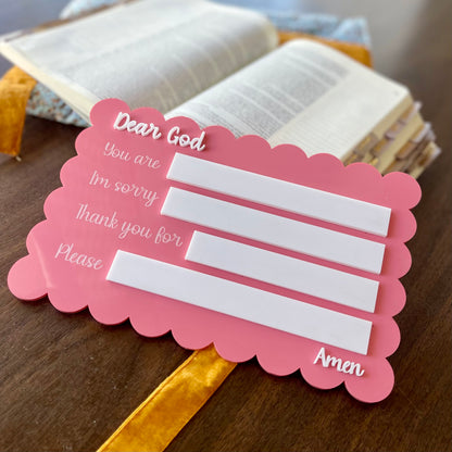 Reusable Prayer Board - Remarkable Creations