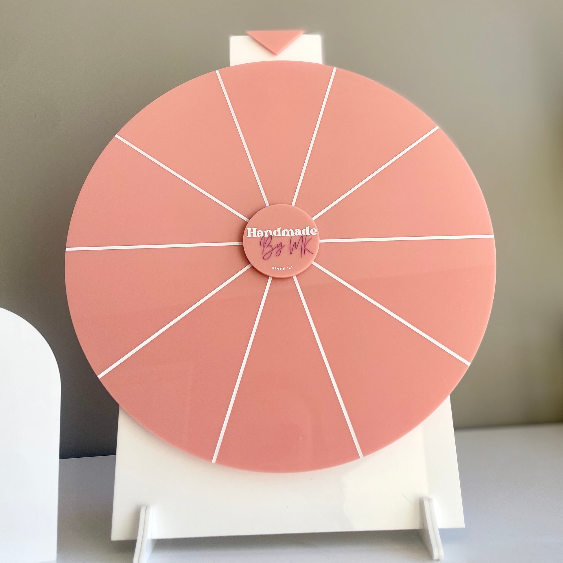 Spinning Prize Wheel | Large Promotional Event Size | Acrylic | Spin to Win for Business Promotions - Remarkable Creations