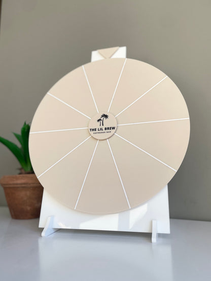 Spinning Prize Wheel | Large Promotional Event Size | Acrylic | Spin to Win for Business Promotions - Remarkable Creations