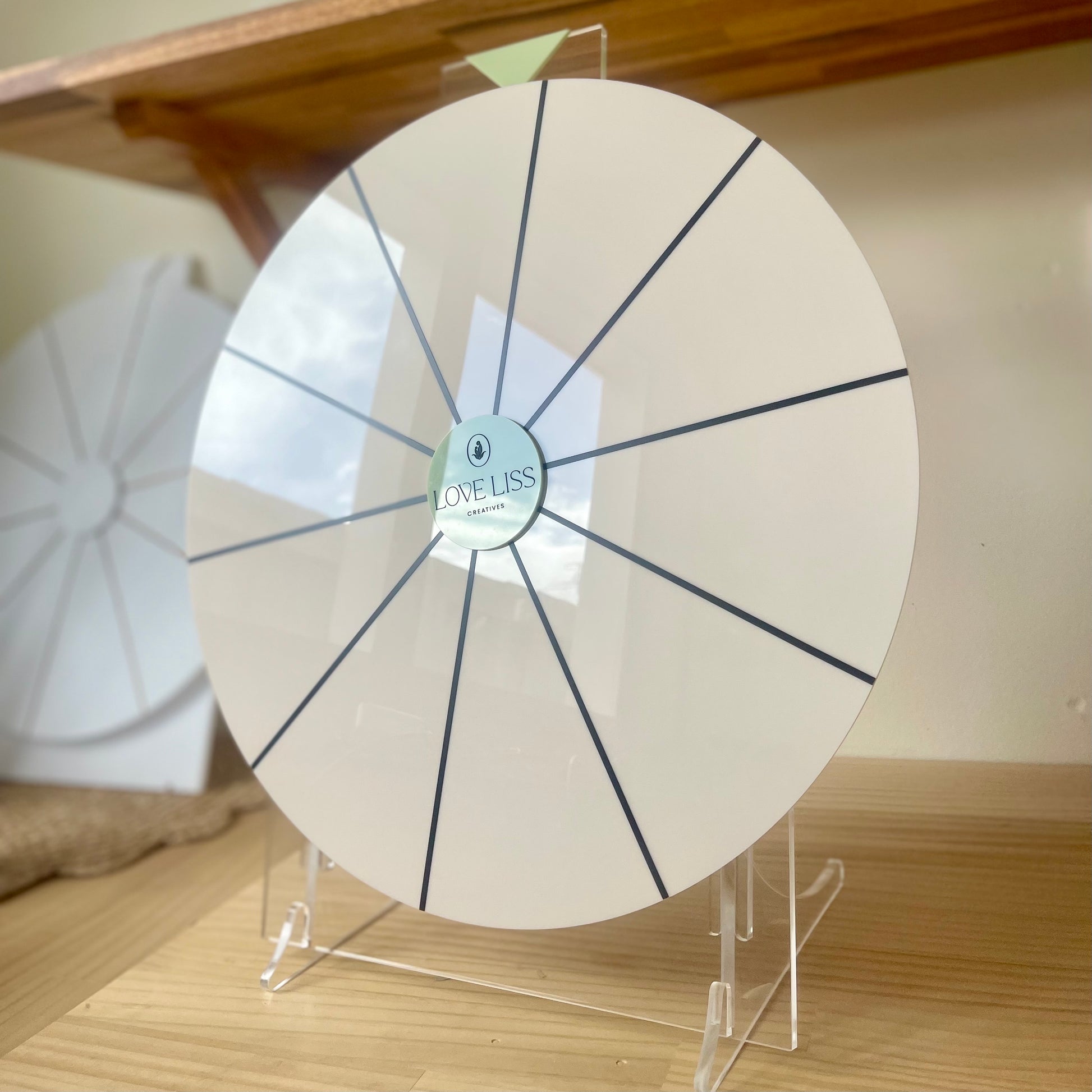 Spinning Prize Wheel | Large Promotional Event Size | Acrylic | Spin to Win for Business Promotions - Remarkable Creations