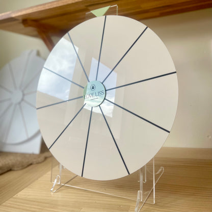 Spinning Prize Wheel | Large Promotional Event Size | Acrylic | Spin to Win for Business Promotions - Remarkable Creations