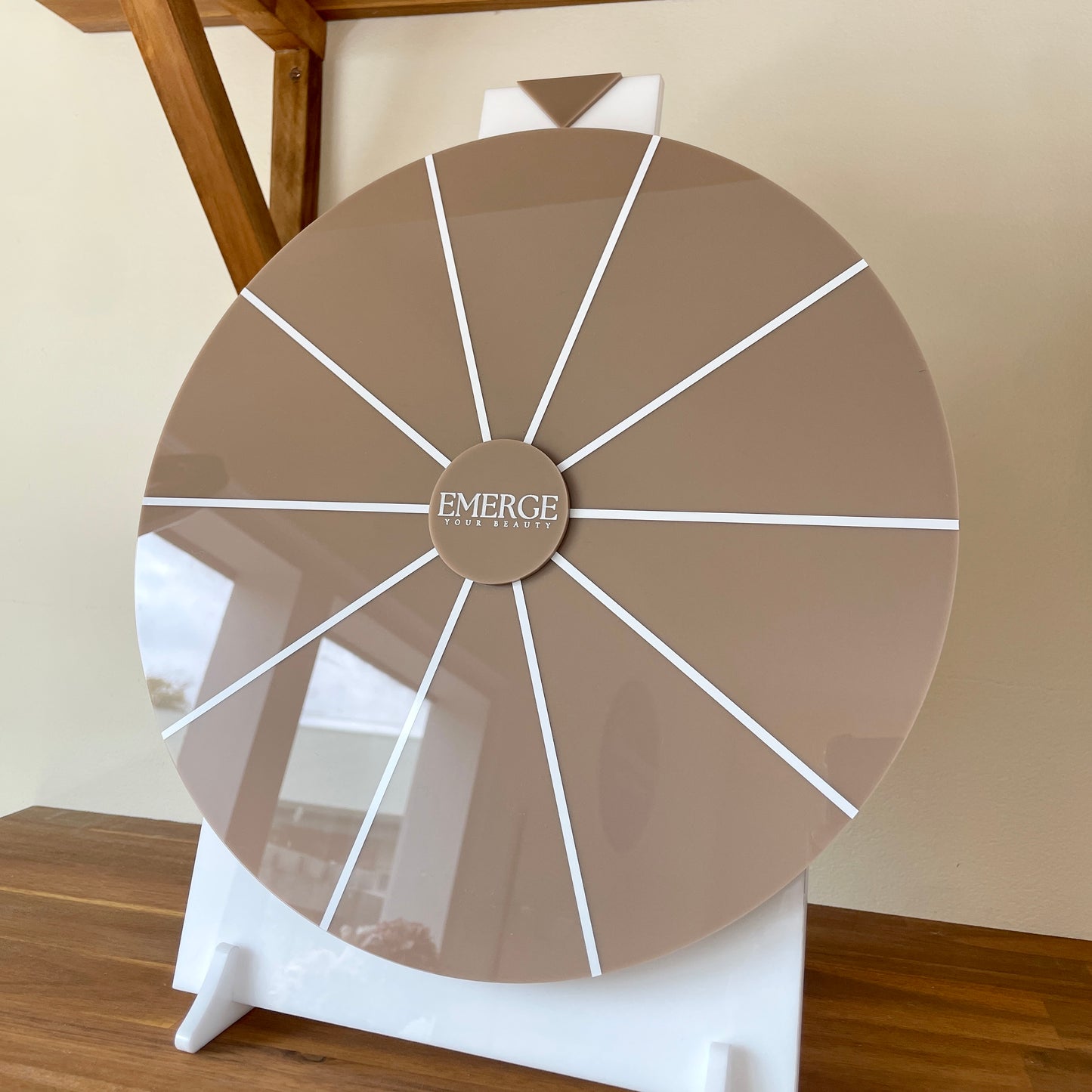 Spinning Prize Wheel | Large Promotional Event Size | Acrylic | Spin to Win for Business Promotions - Remarkable Creations