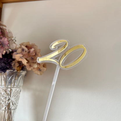 Business Anniversary Cake Topper - Remarkable Creations