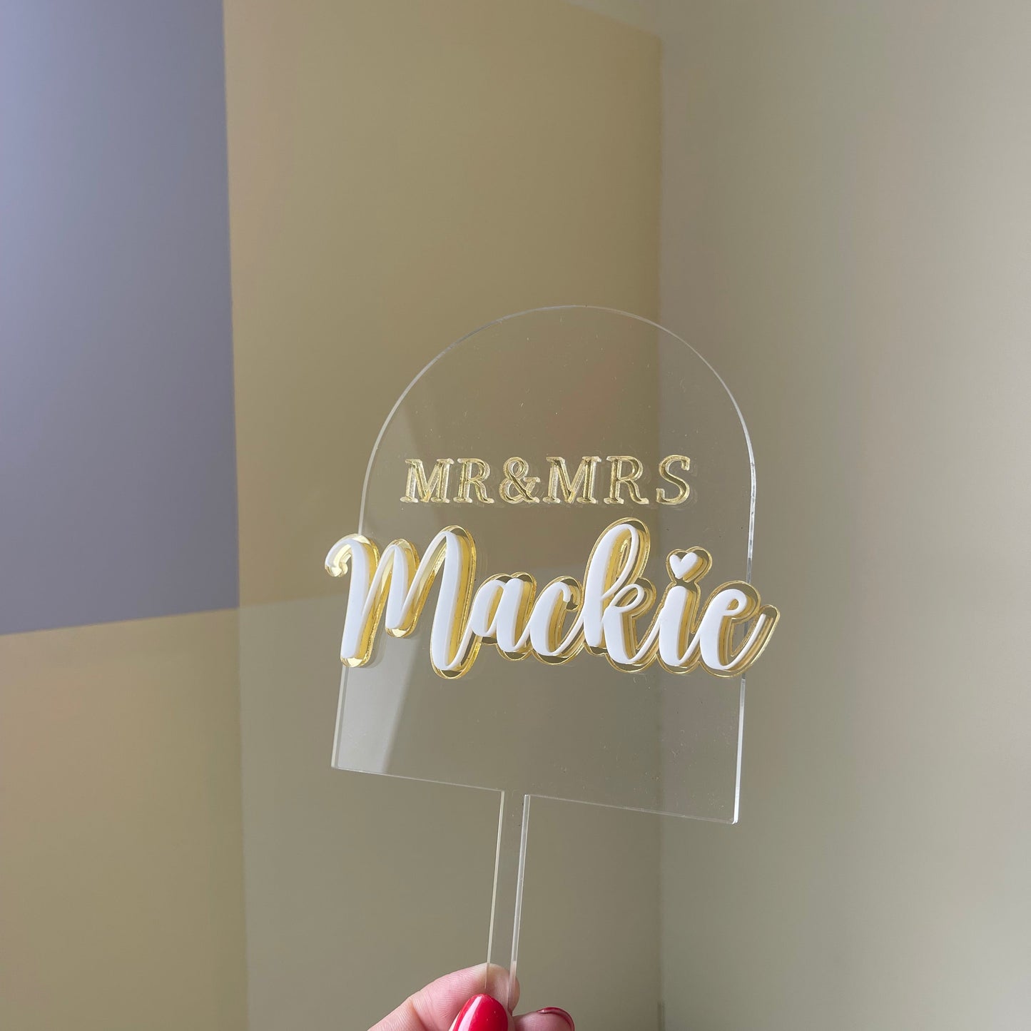 Arch Cake Topper | Triple Layer - Remarkable Creations