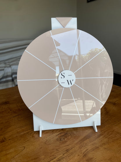 Spinning Prize Wheel | Large Promotional Event Size | Acrylic | Spin to Win for Business Promotions - Remarkable Creations