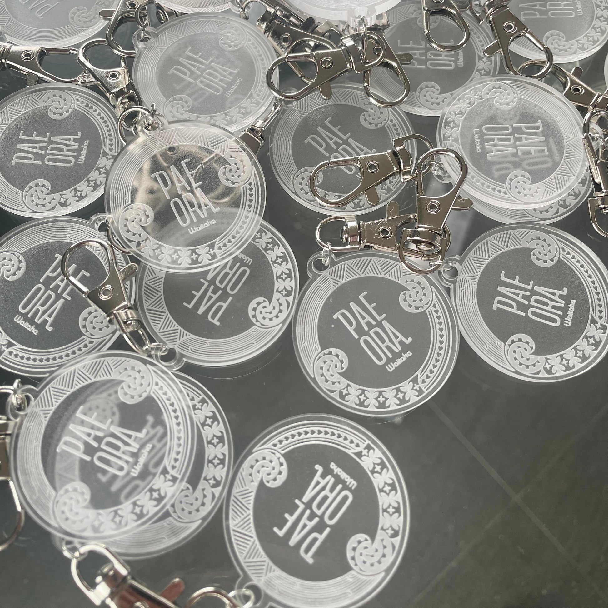 Custom Design Keyring | Ministry Appreciation Gift | Frosted Acrylic - Remarkable Creations