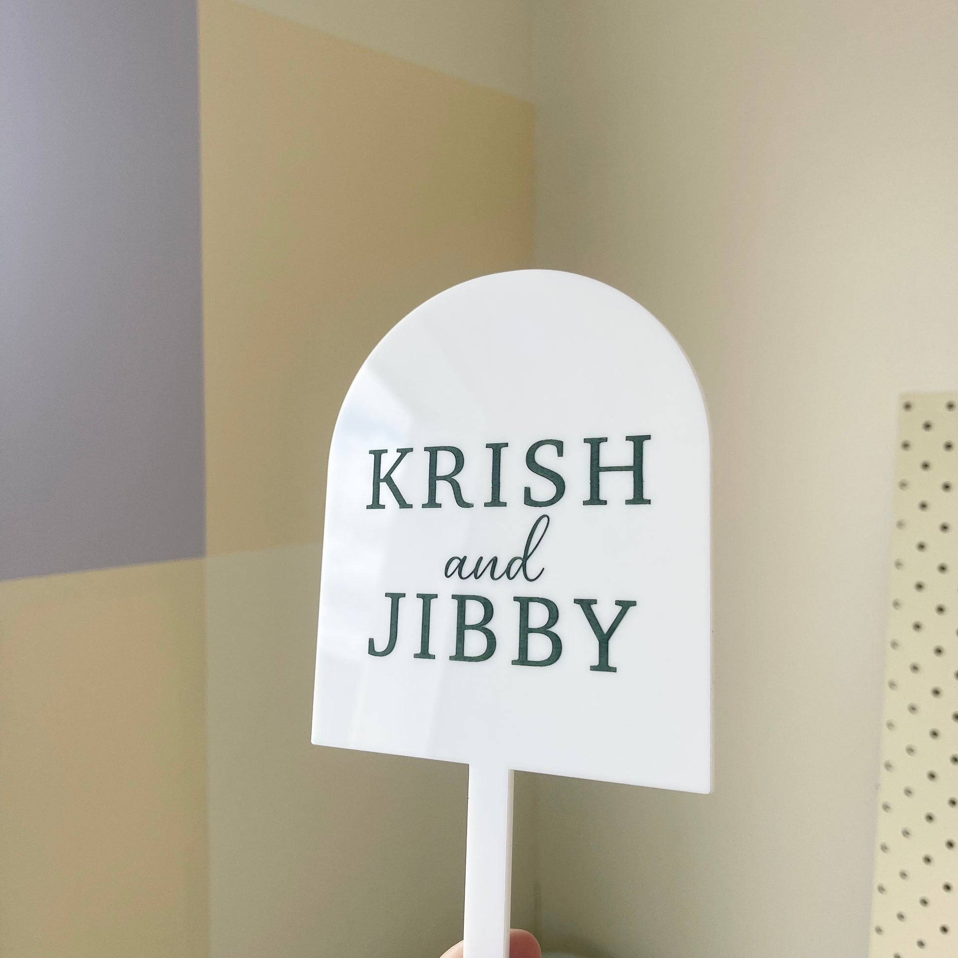 Arch Cake Topper | Single Layer - Remarkable Creations