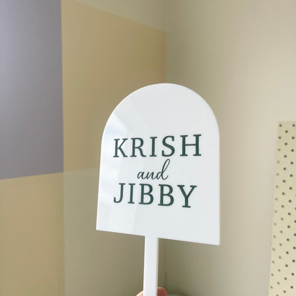 Arch Cake Topper | Single Layer - Remarkable Creations