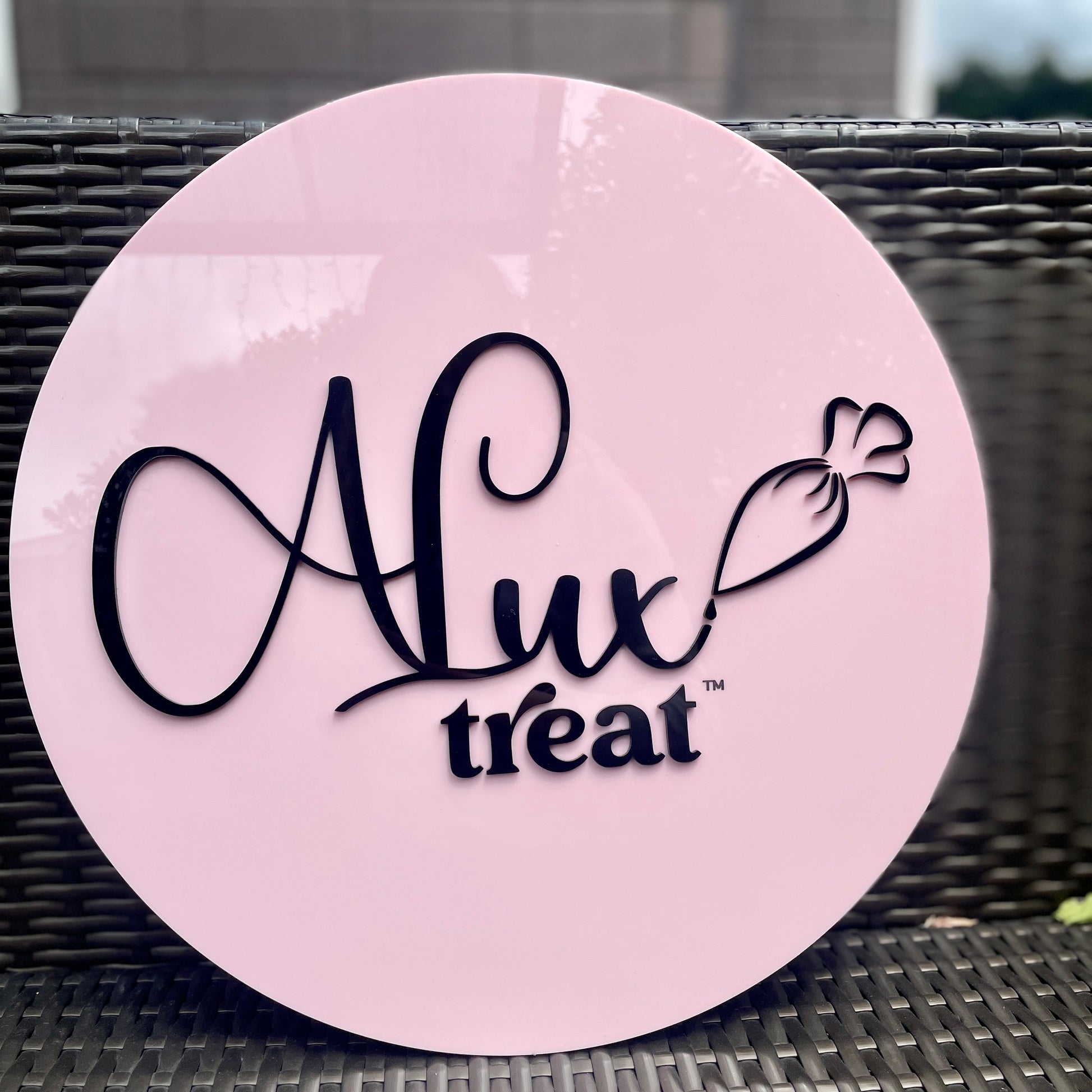 Custom Business Logo Sign | Acrylic | Round | 3D Lettering - Remarkable Creations