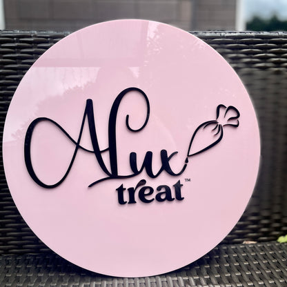 Custom Business Logo Sign | Acrylic | Round | 3D Lettering - Remarkable Creations