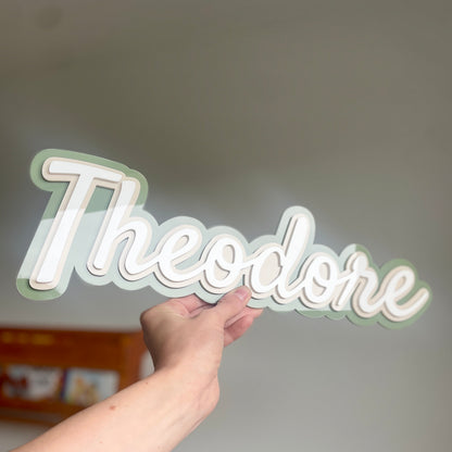 Name Sign | Acrylic | Triple Layer