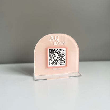 Mini QR Code Sign | 1 QR Code