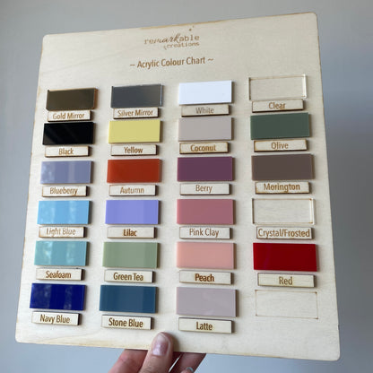 Wooden Name Plaque (round)