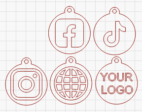 NFC & QR Code Keyring