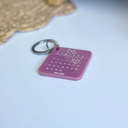 Special Date Keyring