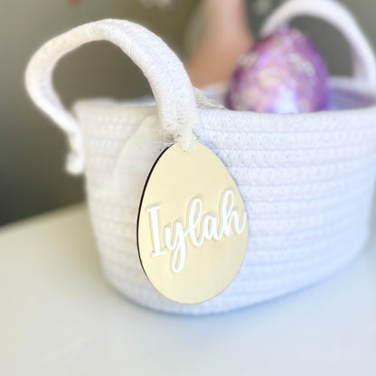 Easter Egg Tag | Wooden with Name