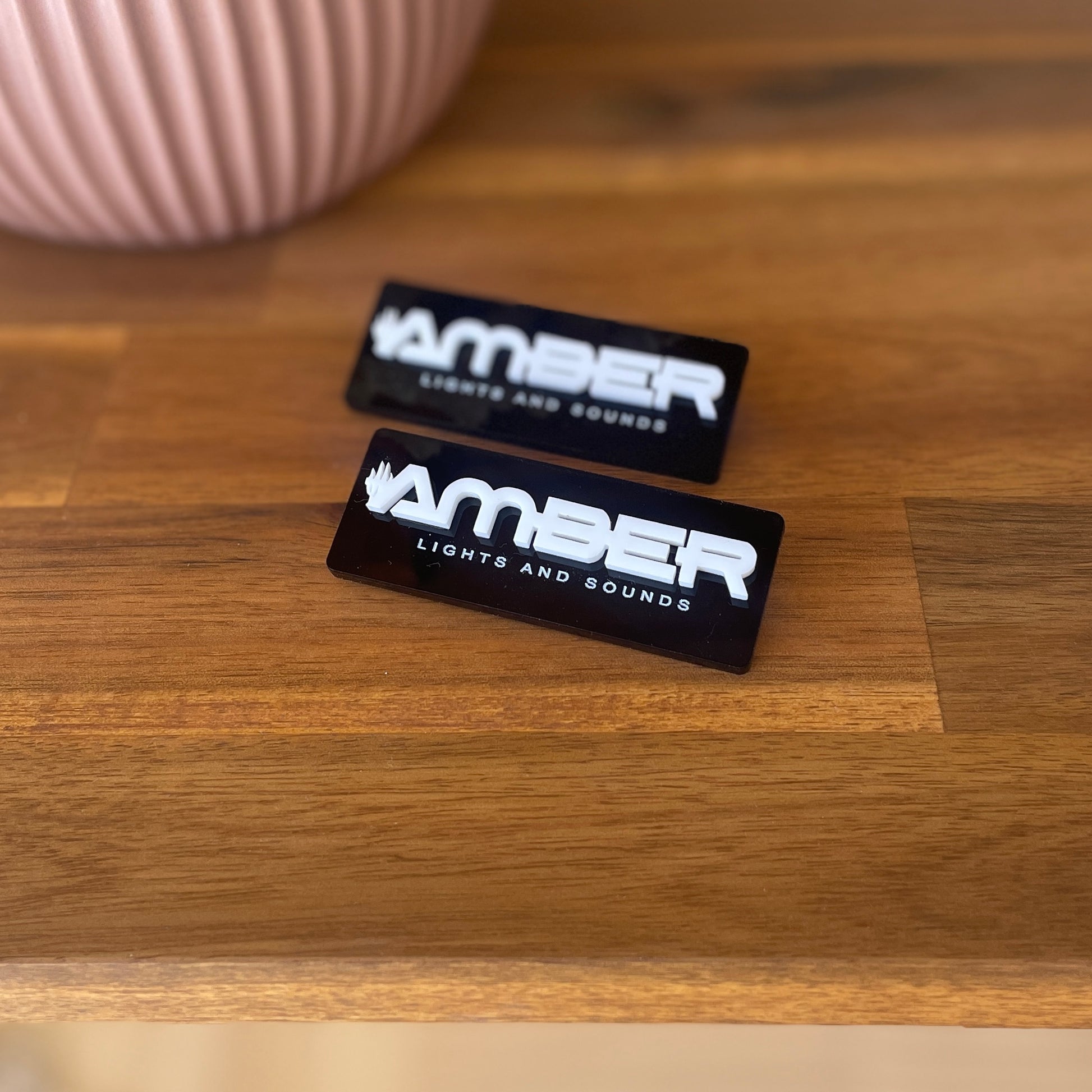 Business Logo 3D Acrylic Badge | Rectangular - Remarkable Creations