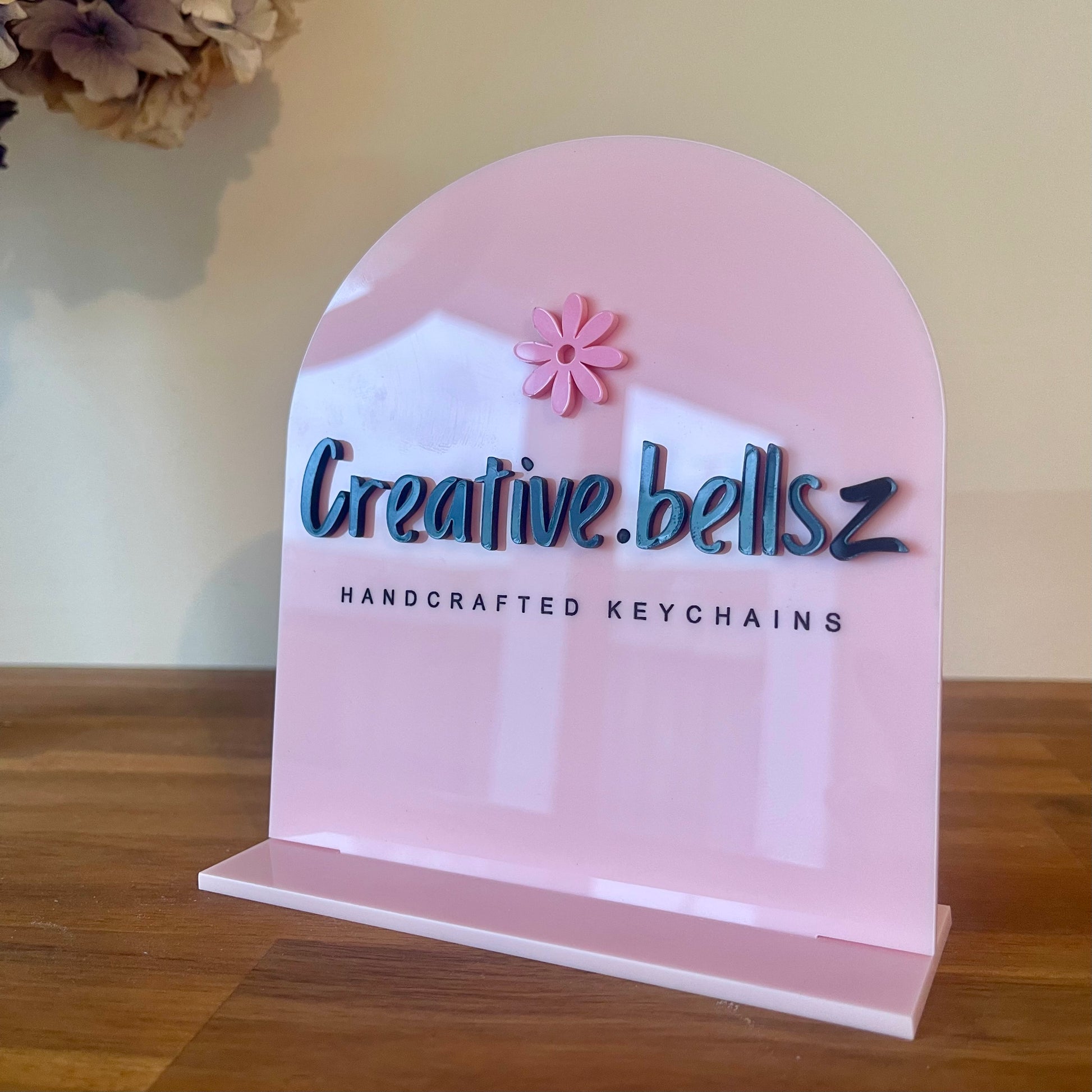 Logo Tabletop Sign | 140mm x 130mm - Remarkable Creations