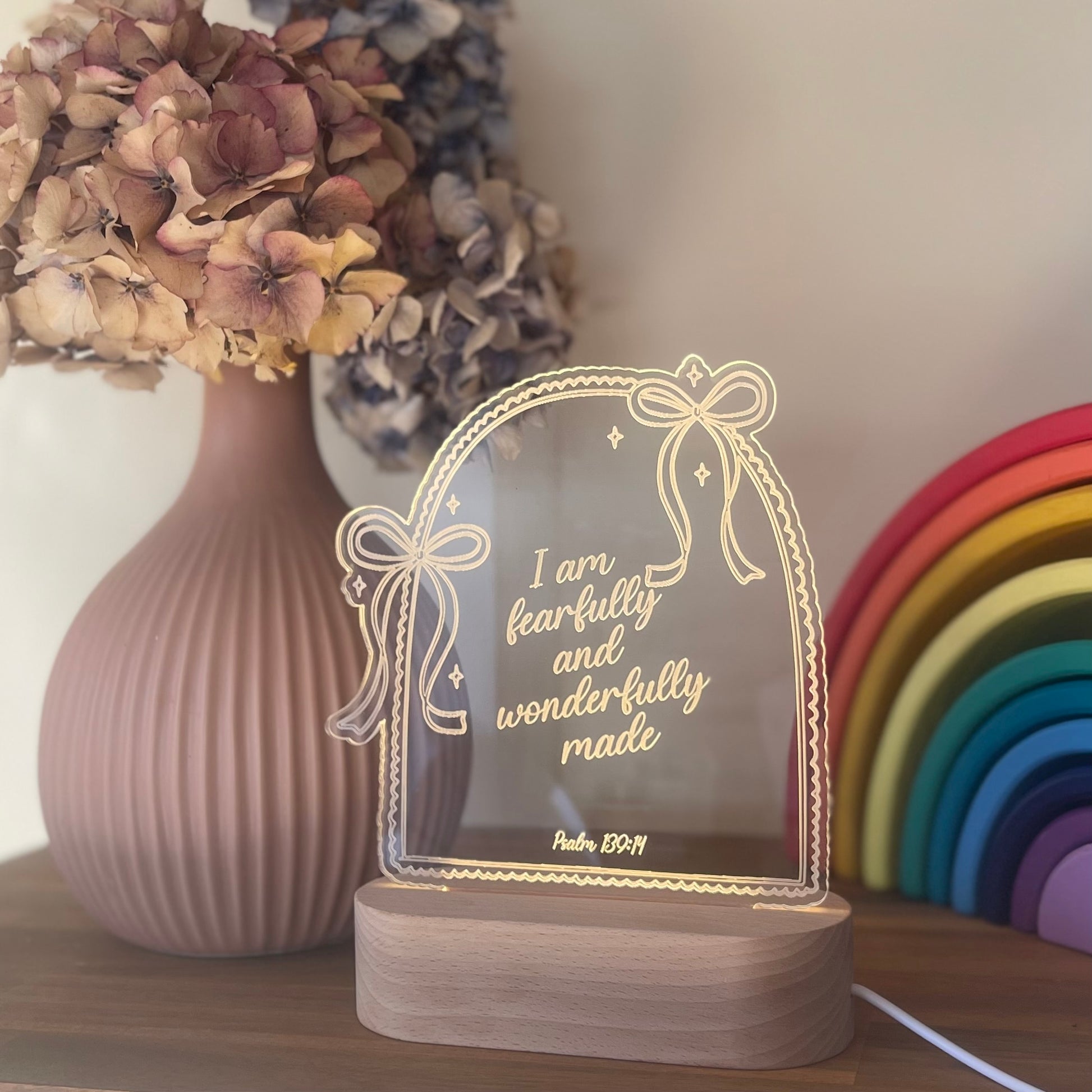 Fearfully and Wonderfully Made Night Light - Remarkable Creations