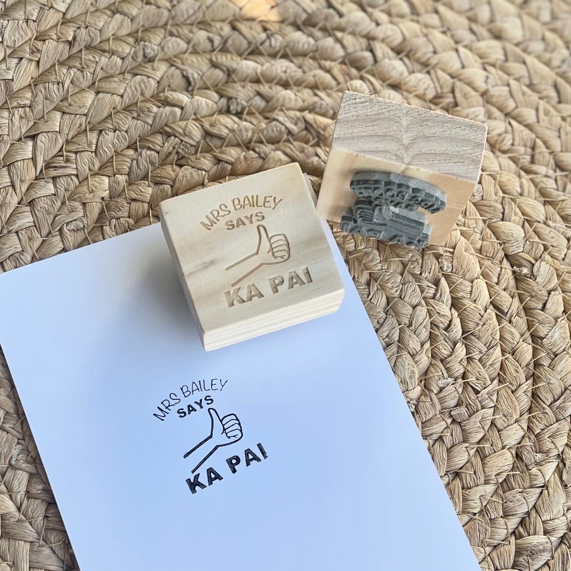 Custom Teacher Says Stamp - Remarkable Creations