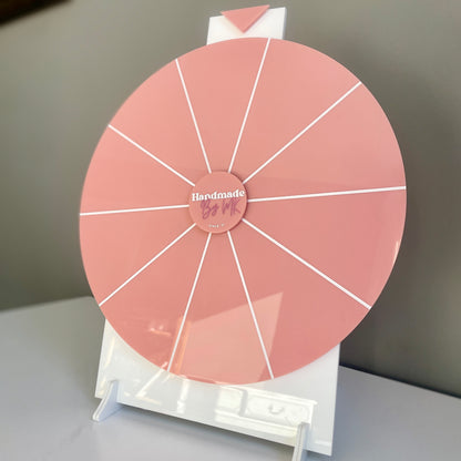 Spinning Prize Wheel | Large Promotional Event Size | Acrylic | Spin to Win for Business Promotions - Remarkable Creations