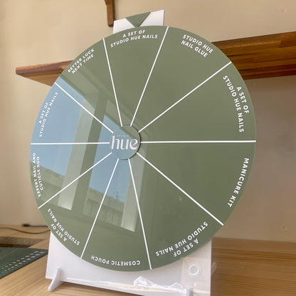 Custom Removable Vinyl Labels for Spinning Prize Wheel | DIY or Installed - Remarkable Creations