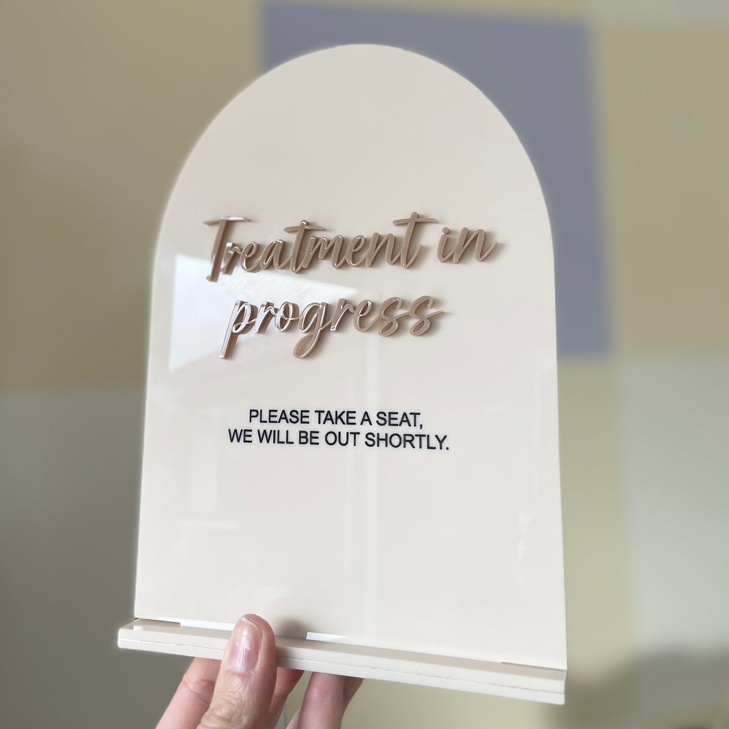 Treatment in Progress Sign | A5 - Remarkable Creations