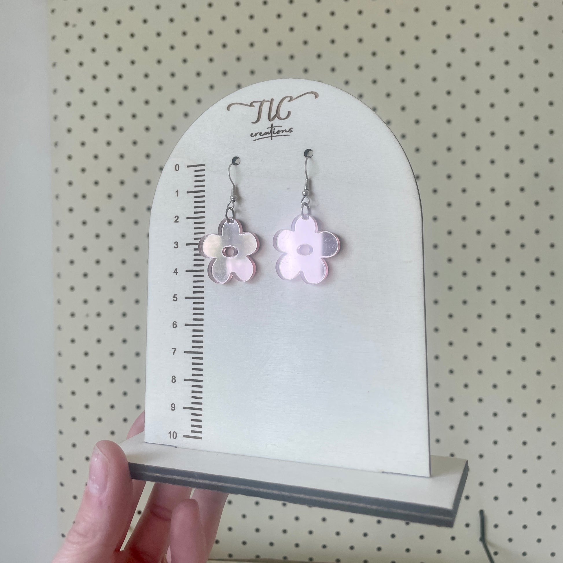Earring Stand | Engraved Ruler | Custom Logo - Remarkable Creations